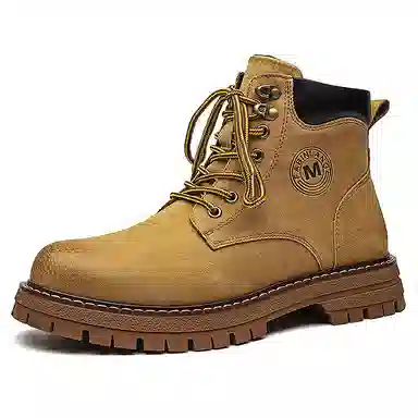 猪皮 加绒保暖舒适潮流百搭户外美式高街风格 马丁靴 男款