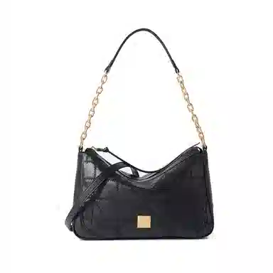 梦特娇 法式松弛小香风时尚简约 羊皮 腋下包斜挎包单肩包 常规 女款 岩石灰/橡果色/椰奶白/黑色