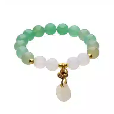 琳琯瑛 新中式国风小众设计高级感轻奢气质好运藕片 东陵玉 手串 女款