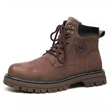 猪皮 加绒保暖舒适潮流百搭户外美式高街风格 马丁靴 男款