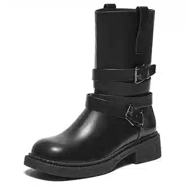 百思图 简约户外 潮流休闲 短靴 女款