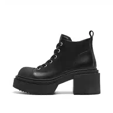 CHERYKALLY Thick Sole Ankle Boots 7.5cm