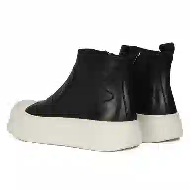 泰点 头层牛皮 时尚舒适厚底增高休闲 短靴 男款