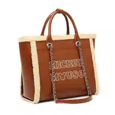 Disney Mickey Tote Bag Brown