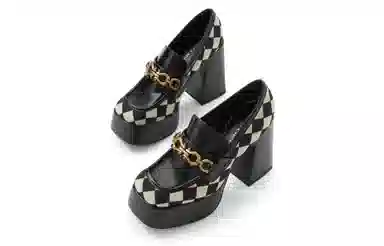 Charles & Keith Retro Block Heel Pumps