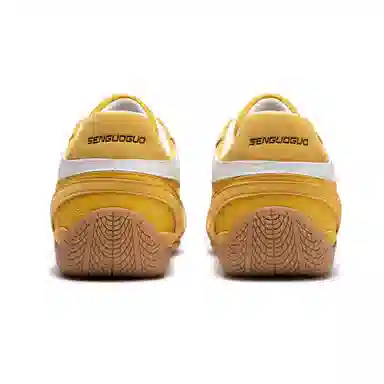 SENGUOGUO Retro Casual Sneakers Yellow White