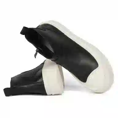 泰点 头层牛皮 时尚舒适厚底增高休闲 短靴 男款