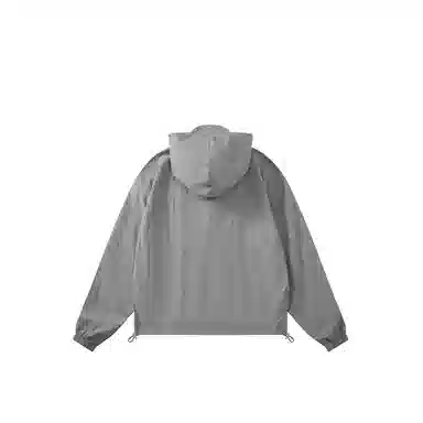 我是大卫 美式高街个性户外连帽防晒短款设计抽绳夹克外套 男女同款