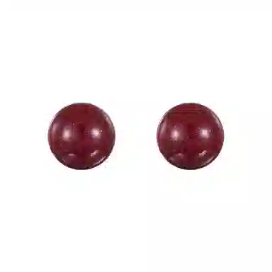 韵系 时尚简约小众 朱砂 耳钉 女款