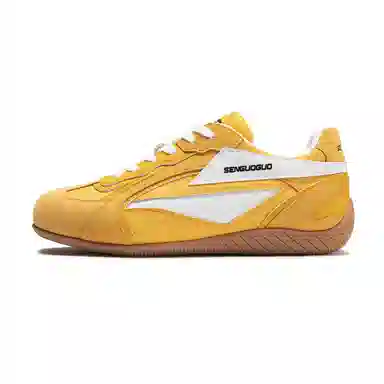 SENGUOGUO Retro Casual Sneakers Yellow White