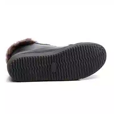 果洛菲 牛皮 加绒保暖防水耐磨 短靴 男女同款