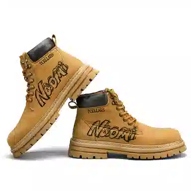 TCELLARS Classic Lace-Up Boots Maple Yellow