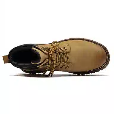 猪皮 加绒保暖舒适潮流百搭户外美式高街风格 马丁靴 男款