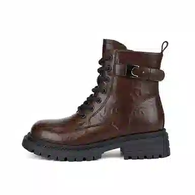 珂卡芙 合成革 百搭通勤潮流时尚舒适 马丁靴 女款