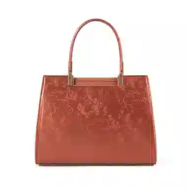 维尼奥 新中式国风提花刺绣高级感时尚气质 合成革 单肩斜挎手提包 常规 女款 红色