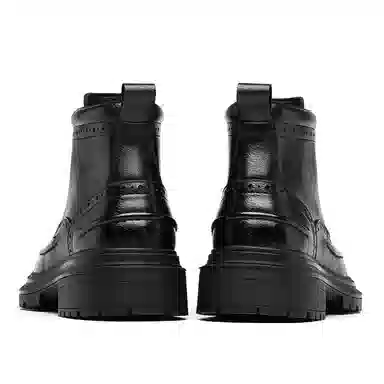 Playboy Brogue Leather Boots