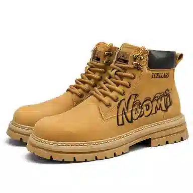 TCELLARS Classic Lace-Up Boots Maple Yellow