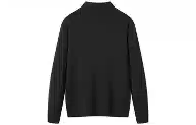 恒源祥 纯色翻领套头休闲毛衣 男款