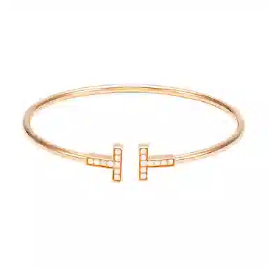 Tiffany & Co. T Series Rose Gold Bracelet