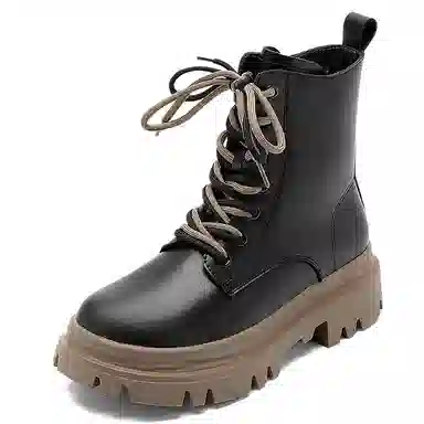 AGSDON Martin Boots 5cm Fur Lined