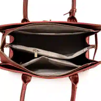 维尼奥 新中式国风提花刺绣高级感时尚气质 合成革 单肩斜挎手提包 常规 女款 红色