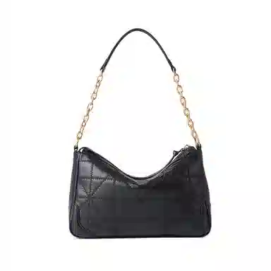 梦特娇 法式松弛小香风时尚简约 羊皮 腋下包斜挎包单肩包 常规 女款 岩石灰/橡果色/椰奶白/黑色