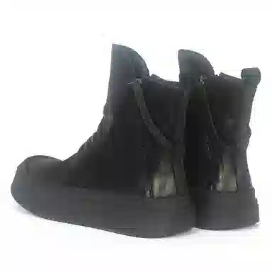 泰点 头层牛皮 百搭舒适简约 短靴 男款 黑色