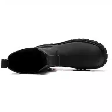 驰狼 超纤皮 时尚潮流 切尔西靴 男款 磨砂黑