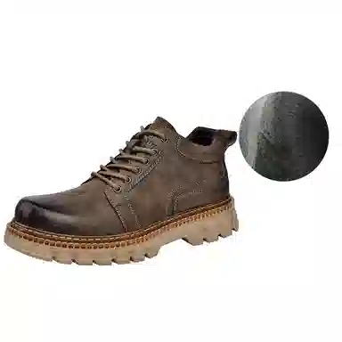 二层牛皮 软底防滑时尚百搭耐用之选 马丁靴 男款