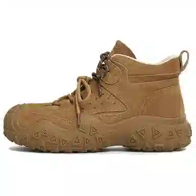 他她 牛剖层革 时尚潮流舒适百搭通勤 短筒 户外靴 女款