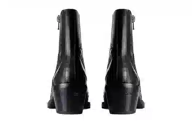 Terra Incognita Square Toe Boots Black