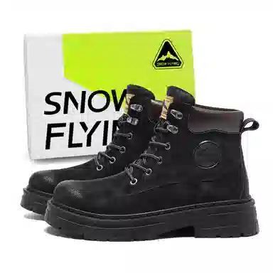SNOW FLYING
