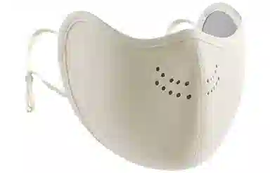 优幽兰 韩系氛围感骑车保暖冬季百搭时尚纯色高级感加厚透气立体护眼角高颜值防风防寒显脸小 聚酯纤维 口罩 女款