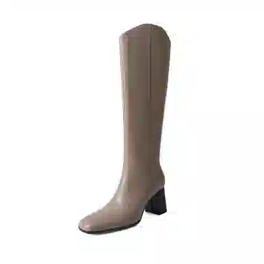 子骁 牛皮革 舒适显瘦百搭 气质时尚柔软 高筒靴 女款