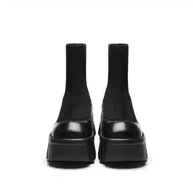 CHERYKALLY Retro Platform Ankle Boots 10cm