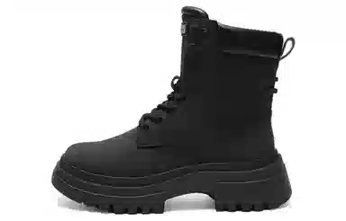 蕉下 轻软厚底 登山英伦风增高工装 短筒 马丁靴 女款