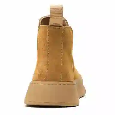 季季駺品 超纤皮 时尚百搭 舒适 短筒 切尔西靴 男款