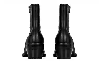 Terra Incognita Square Toe Boots Black