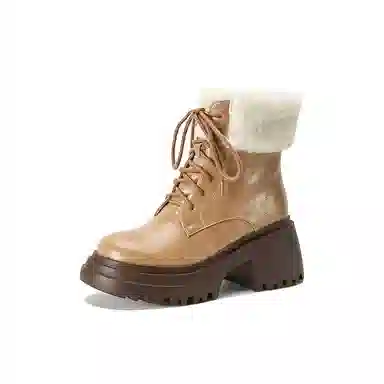 苏颜娇 牛皮 时尚潮流 通勤经典 短靴 女款