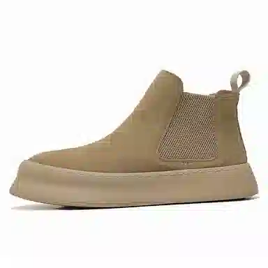 季季駺品 超纤皮 时尚百搭 舒适 短筒 切尔西靴 男款