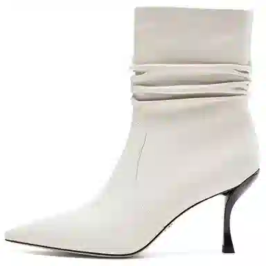Nine West Stacked Heel Ankle Boots
