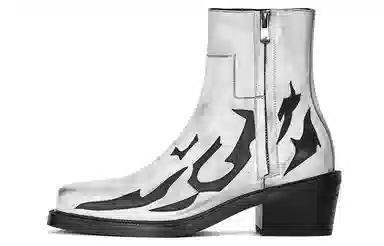 Terra Incognita Square Toe Boots Black