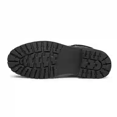 袋鼠头 牛皮革 舒适百搭 防滑厚底 中筒 马丁靴