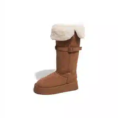 保暖耐磨减震 时尚百搭舒适日常之选 高筒 雪地靴 女款 经典驼色