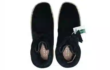 Clarks Originals Suede Boots Black