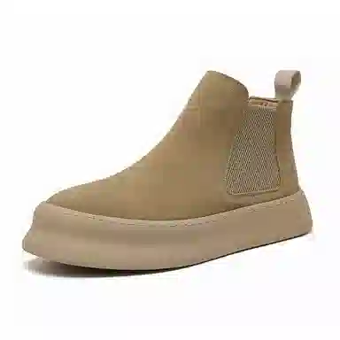 季季駺品 超纤皮 时尚百搭 舒适 短筒 切尔西靴 男款