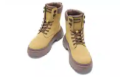 蕉下 轻软厚底 登山英伦风增高工装 短筒 马丁靴 女款