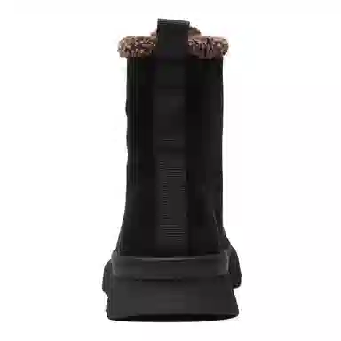 法派 加绒保暖百搭 高筒 马丁靴 男款 黑色