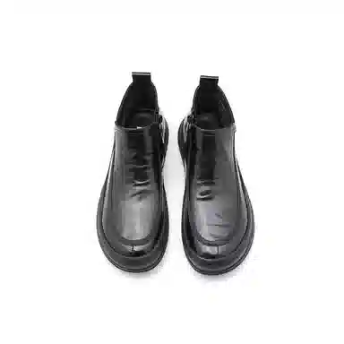 卓诗尼 复古经典  舒适时尚休闲百搭 短靴 男款 黑色