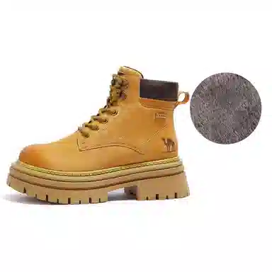 CAMEL Mountain风 Retro Yellow Boot